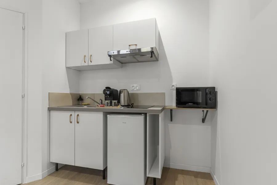 Studio Terracotta — coin repas et kitchenette